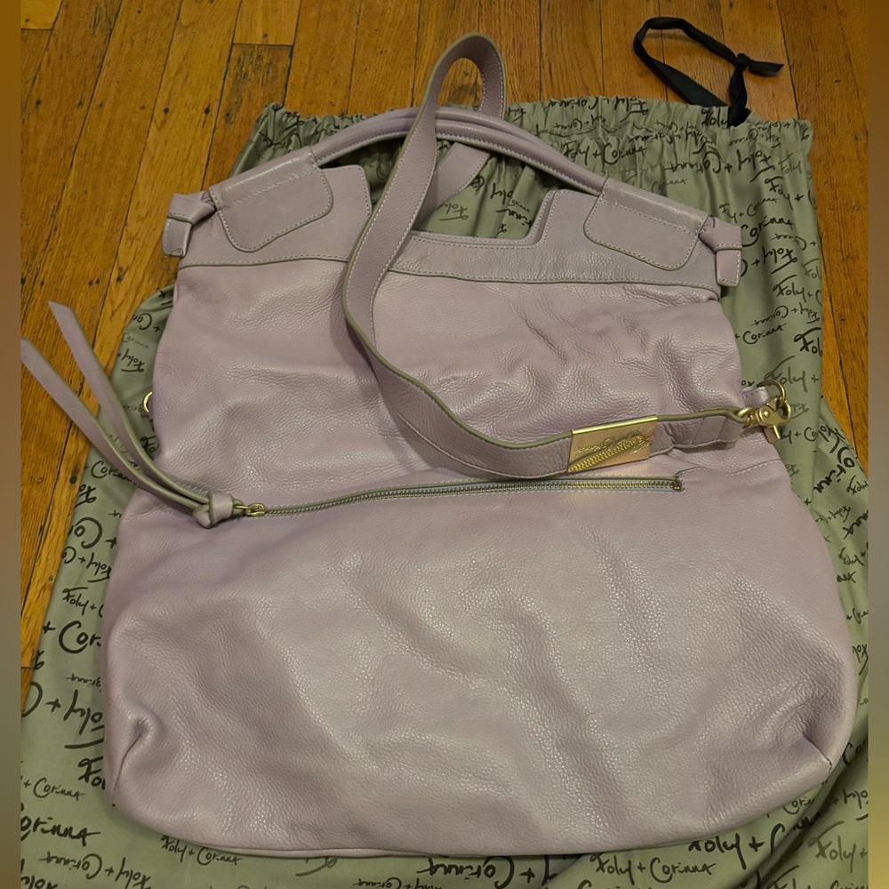 Foley + Corinna Light Purple Shoulder Bag